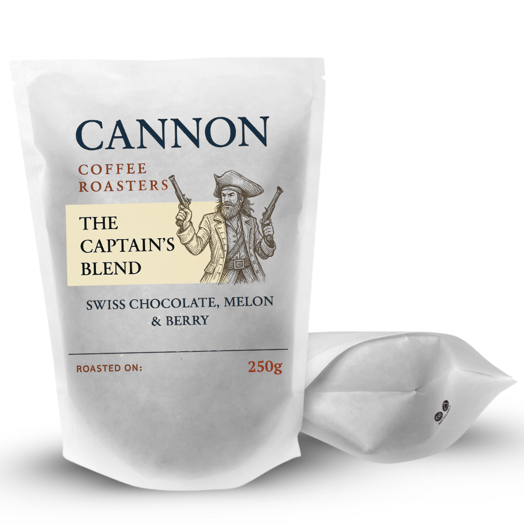 The Captain's Blend - our "off-the-scale-good" coffee