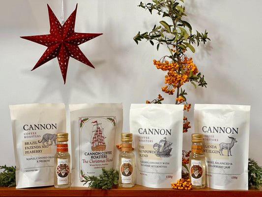 Christmas Coffee with 3 Syrups Gift Pack - 150g version