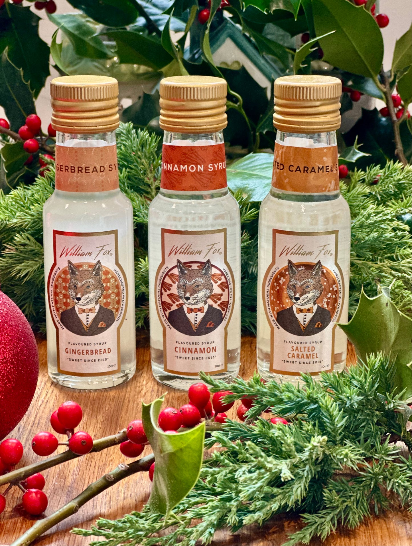 Christmas Coffee AND 3 syrups Gift Pack - 250g version