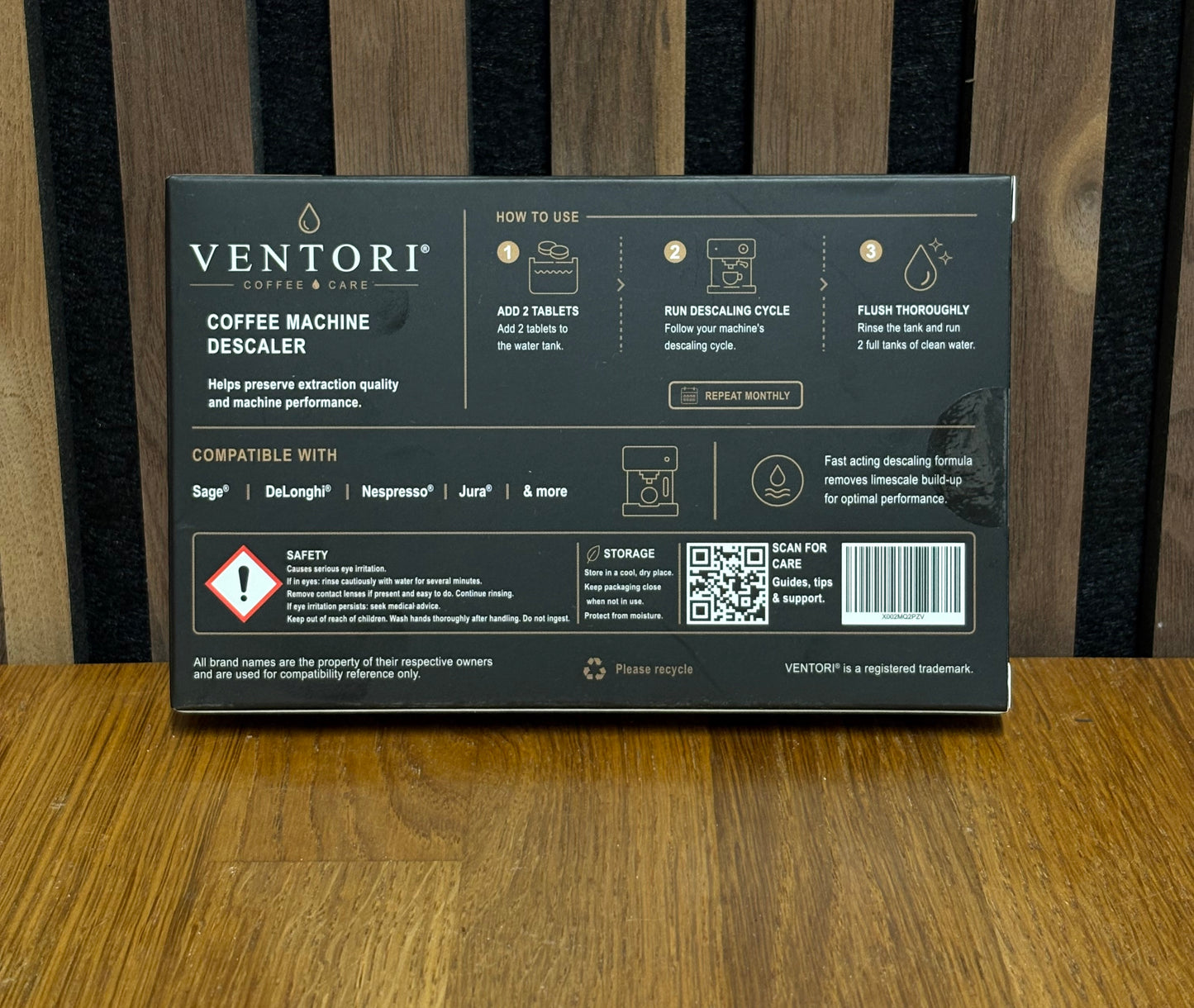 Ventori Coffee Machine Descaler Tablets – 24 Tablets