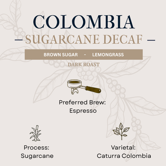 Colombia Sugarcane Decaf