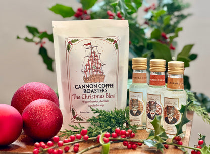Christmas Coffee AND 3 syrups Gift Pack - 250g version